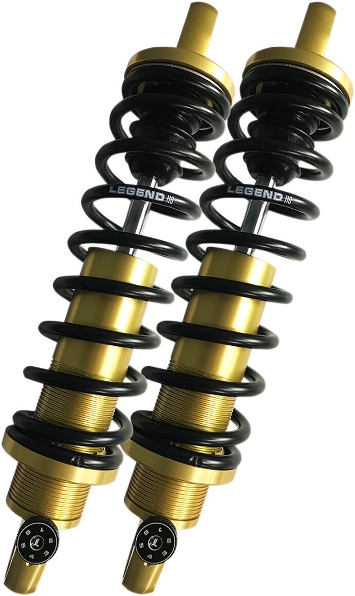REVO-A Adjustable FL Coil Suspension Anodized / Gold For Harley Davidson FLHR 1450 1999-2006 - 305.00 MM
