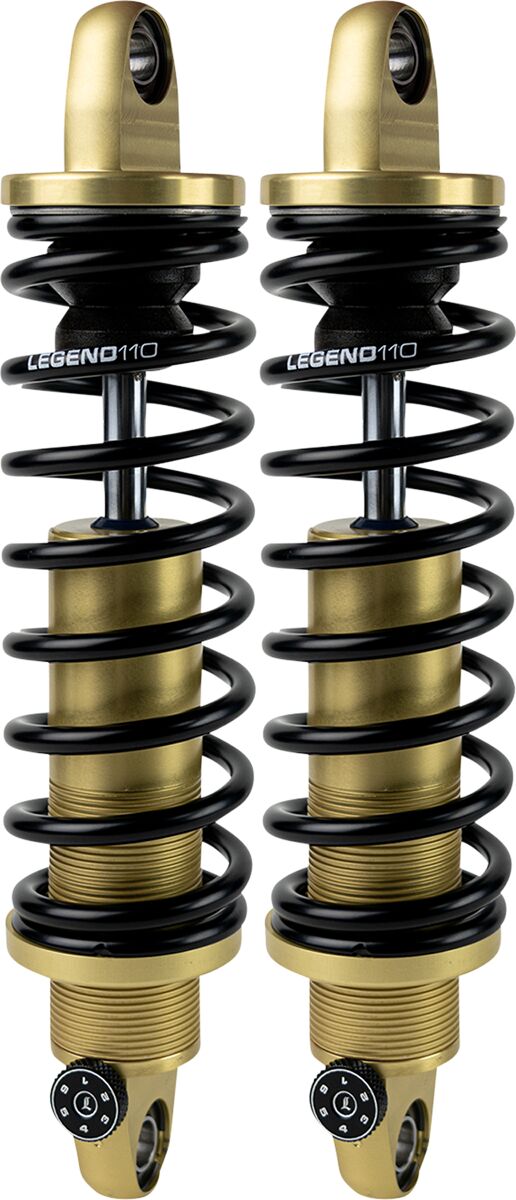 REVO-A Coil Suspension For Dyna Models Anodized / Gold For Harley Davidson FLD 1690 2012-2013 - 330.00 MM