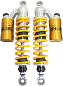 STX Piggyback S36 Mini Shock Chrome / Yellow For Honda Z 125 2018-2021 - 36.00 MM