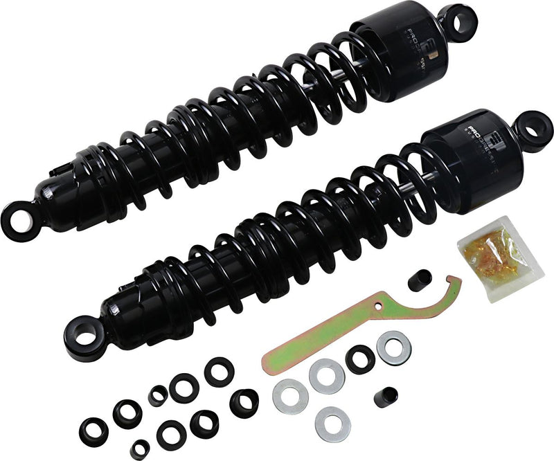 413 Series Shocks Black For Harley Davidson XL 1200 C 2015-2016 - 15 Inch