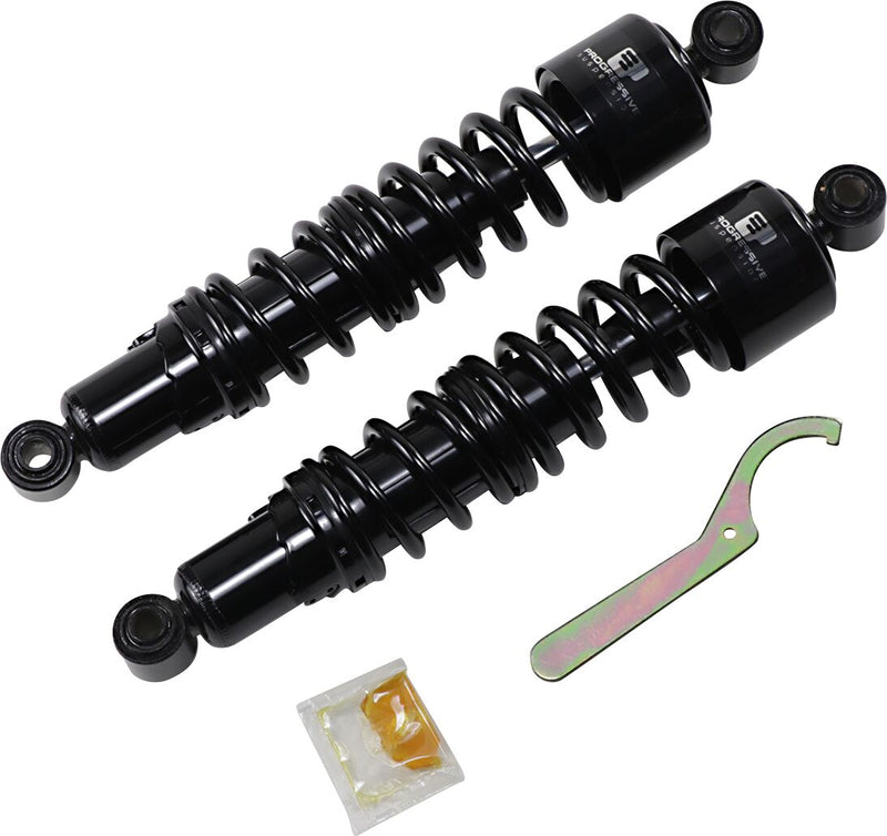412 Series Shocks Black For Harley Davidson FXD 1340 1996-1998 - 14 Inch