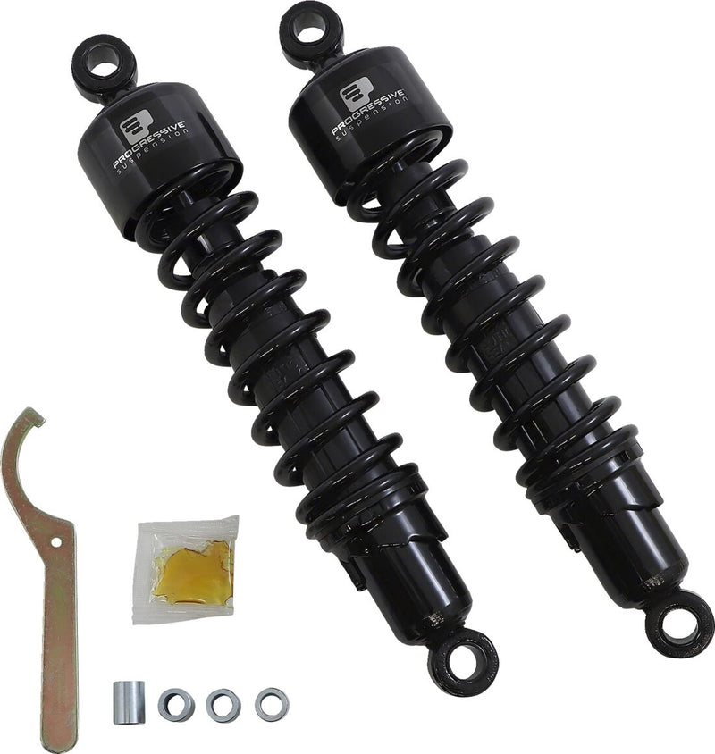 412 Series Shocks Black For Triumph Street Twin 900 ABS 2021 - 13.50 Inch