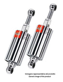 Chrome Standard HMG Shocks Chrome For Harley Davidson FLST 1340 1986-1990