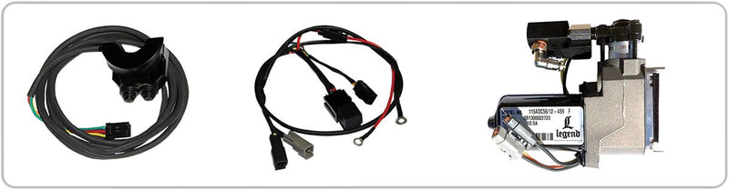 Air-A V-Rod Adjustable Air Suspension Anodized / Black For Harley Davidson VRSCAW 1130 2007 - 330.20 MM