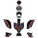 3D Motorcycle Stickers - Tank Kit For Kawasaki Z 650 2021>2025