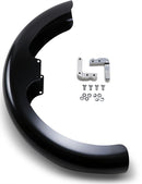 Hugger Series Front Fender with Mounting Blocks for Softail/Dyna Black For Harley Davidson FXBB 1923 ABS 2025 - 48.3 CM