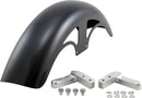 Hugger Series Front Fender with Mounting Blocks for Softail/Dyna Black For Harley Davidson FXDB 1690 ABS 2016-2017 - 48.3 CM
