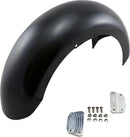 Hugger Series Front Fender with Mounting Blocks for Softail/Dyna Black For Harley Davidson FLFB 1750 ABS 2019-2020 - 45.7 CM