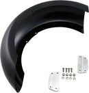 Hugger Series Front Fender with Mounting Blocks for Softail/Dyna Black For Harley Davidson FLFB 1750 ABS 2019-2020 - 45.7 CM