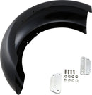 Hugger Series Front Fender with Mounting Blocks for Softail/Dyna Black For Harley Davidson FLFB 1750 ABS 2019-2020 - 45.7 CM