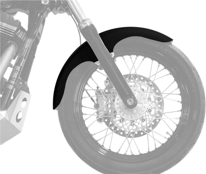 Hugger Series Front Fender with Mounting Blocks for Softail/Dyna Black For Harley Davidson FXLR 1750 ABS 2018-2020 - 48 CM