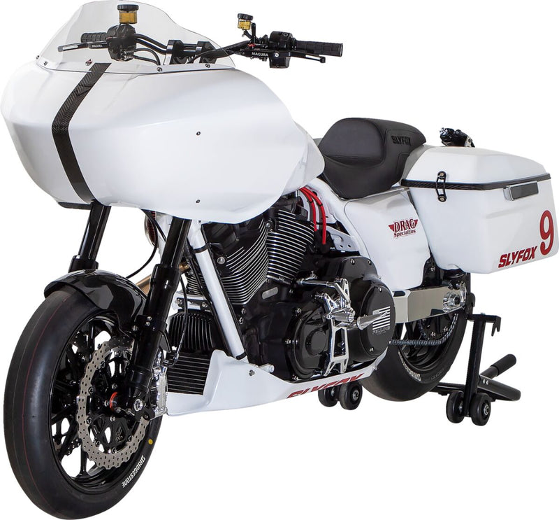 Carbon Shorty Front Fender Black / Gloss For Harley Davidson FLHFB 1868 ABS 2023 - 48.3 CM