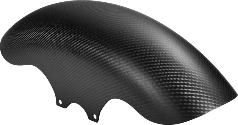 Carbon Shorty Front Fender Black / Matt For Harley Davidson FLHR 1690 2014-2015 - 48.3 CM