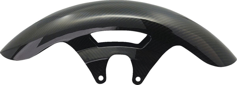 Carbon Fiber 19" Cafe Front Fender Black / Gloss For Harley Davidson FLH 1868 ABS