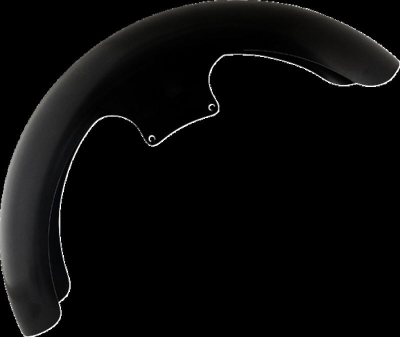 Hugger Series Front Fender Black For Harley Davidson FLHXSE 1977 ABS 2024-2025 - 40.6 CM