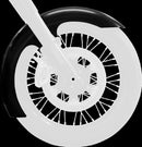 Hugger Series Front Fender For BMW Black For BMW R 18 ABS 2021-2024 - 40.6 CM