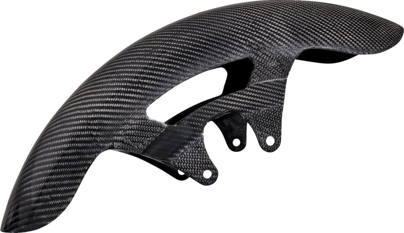 Carbon Fiber 19" Cafe Front Fender Black / Gloss For Harley Davidson FLHXSE 1977 ABS