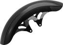 Carbon Fiber 19" Pro Sport Front Fender Black / Gloss For Harley Davidson FLHTC 1450