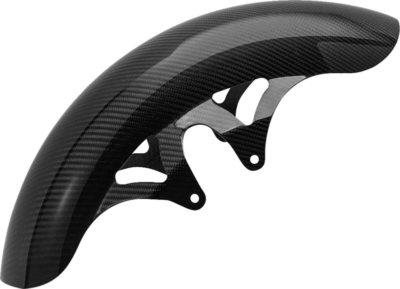 Carbon Fiber 19" Pro Sport Front Fender Black / Gloss For Harley Davidson FLHTC 1450
