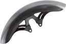 19" Pro Sport Carbon Fiber Front Fender Black / Gloss For Harley Davidson FLH 1868 ABS 2021 - 48 CM