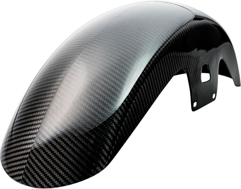 Carbon Front Mid Length Fender Black / Gloss For Harley Davidson FLD 1690 ABS 2014-2016