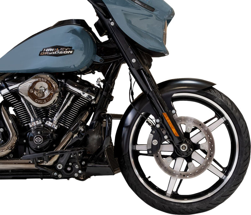 Tire Hugger Front Fender for Dresser Black For Harley Davidson FLHX 1923 ABS 2024-2025 - 53.3 CM