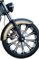 Front Fender Black / E-Coating For Indian SCOUT 60 ABS 2021-2024 - 40.6 CM