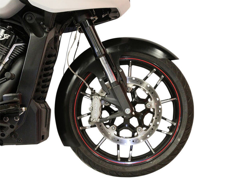 Tire Hugger Series Front Fender Black For Indian CHALLENGER 108 ABS 2020-2022 - 40.6 CM
