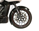 Tire Hugger Series Front Fender Black For Indian CHALLENGER 108 ABS 2021-2022 - 40.6 CM