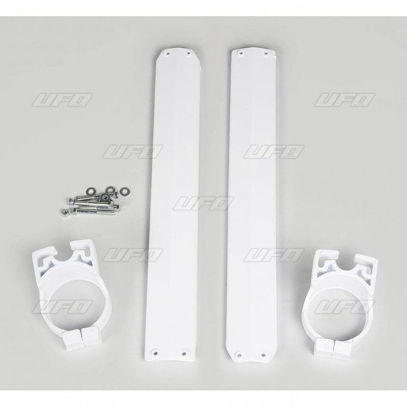 Replacement Plastic Fork Tube Protectors White For Yamaha YZ 125