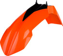 Front Fender Black / KTM Orange / Orange For KTM SX 65 2012-2015