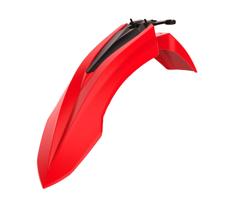 Replacement Plastic Front Fender Black / Red For Beta RR 125