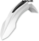 Replacement Plastic Front Fender Black / White For Beta RR 125