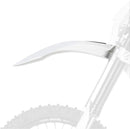 Replacement Plastic Front Fender Black / White For Beta RR 125