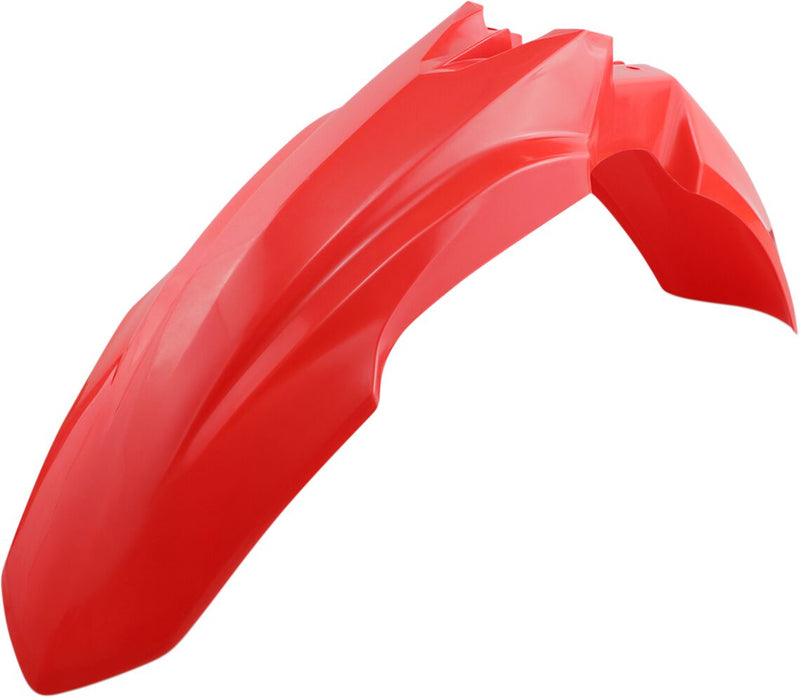 Performance Front Fender Red For Honda CRF 250 R 2018-2021
