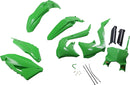 Powerflow Complete Body Kit Black / Green / KX Green For Kawasaki KX 250 2021-2024