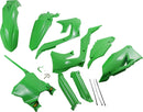 Powerflow Complete Body Kit Green For Kawasaki KX 250 2021-2024
