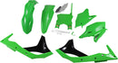 5 Piece Replica Body Kit Black / Green / KX Green For Kawasaki KX 250 F 2017-2020