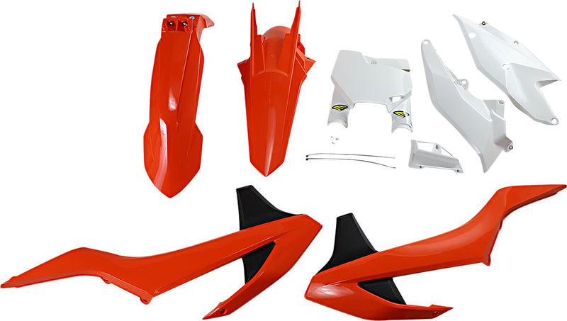 5 Piece Replica Body Kit Black / KTM Orange / Orange / White For KTM SX 125 2016-2018
