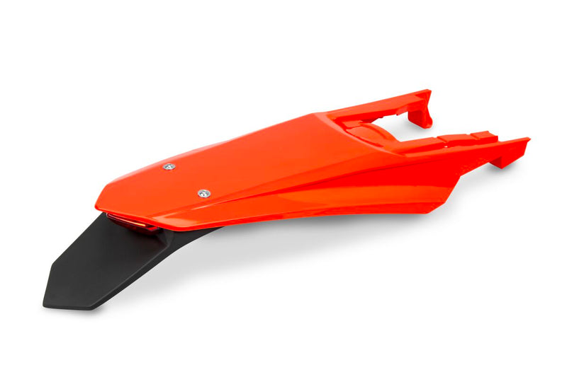 Replacement Plastic Rear Fender Fluorescent Orange For KTM EXC 150 TBI
