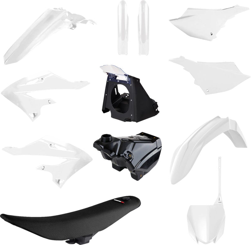 Restyling Body Kit Black / White For Yamaha YZ 125