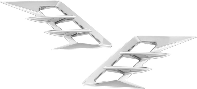 Front Fender Vent Filler Accent Chrome For Honda GL 1800 ABS 2018-2023