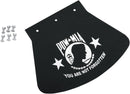 Large Mud Flap Black / White