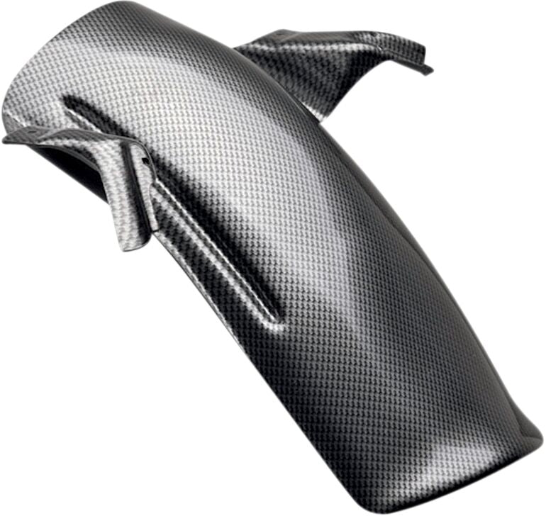 Rear Splash Guard Black Carbon Fiber-Look For BMW F 650 GS (800cc) 2008-2012