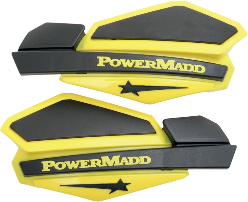 Star Series Handguards Black / Gloss / Matt / Suzuki Yellow / Yellow - 22 MM