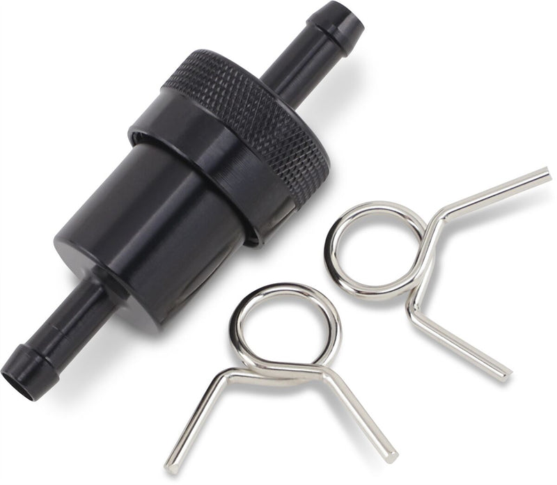 Anodized Aluminum Fuel Filter Anodized / Black - 7.9 MM