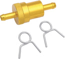 Anodized Aluminum Fuel Filter Anodized / Gold - 7.9 MM
