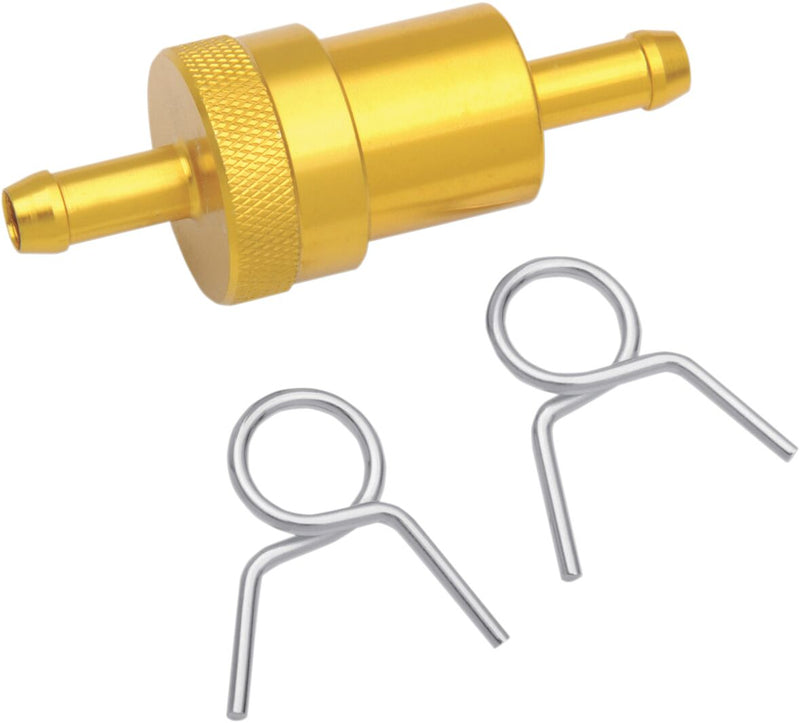 Anodized Aluminum Fuel Filter Anodized / Gold - 7.9 MM