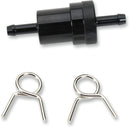 Anodized Aluminum Fuel Filter Anodized / Black - 6.4 MM