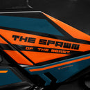 3D Motorcycle Stickers - Tank Sides For KTM 125 Duke 2024>2025